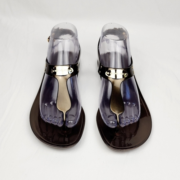 Michael kors Bronze Jelly Sandals - Picture 3 of 13